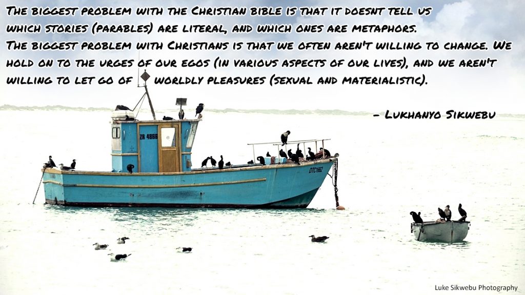 Problems with Christianity -Fishing Boat - Cape Agulhas - Lukhanyo Sikwbeu